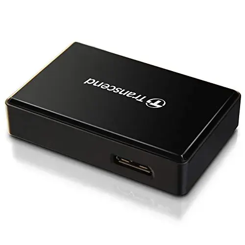 Transcend Leitor de Cartões USB3.1 Preto