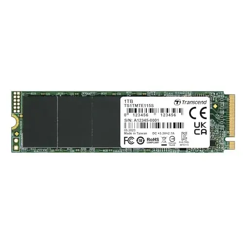 Transcend M.2 PCIe NVMe 1TB SSD interno