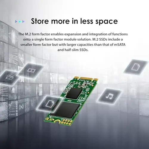 Transcend MTS420S 120GB SSD M.2 SATA III Preto