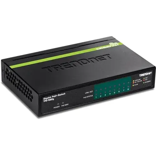Trendnet TPE-TG82G Switch Gbit Poe 8 Portas