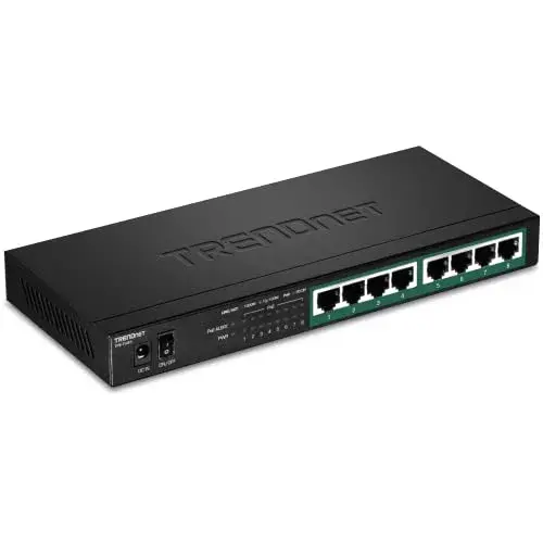 Trendnet TPE-TG83 Switch de Rede 10/100/1000Mbps 8 Portas Preto