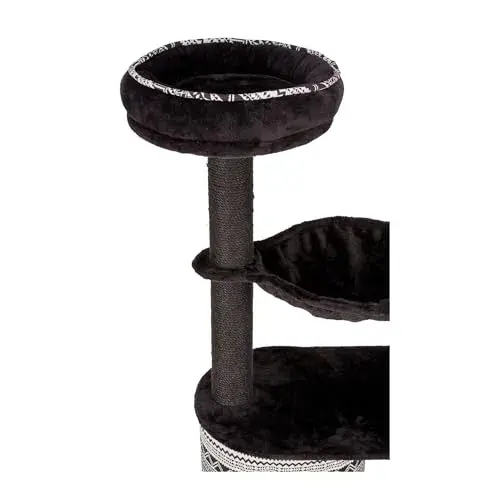 Trixie Arranhador Giada com forro de pelúcia e caverna estofada