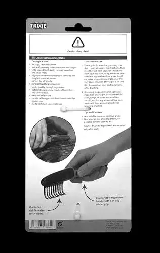 Trixie Cuidado do Pelo Pente para Nós XS