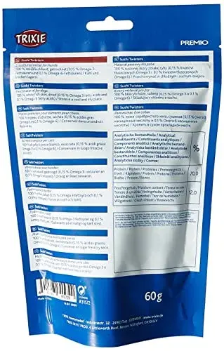 Trixie Premio Snack Sushi Twisters peixe branco