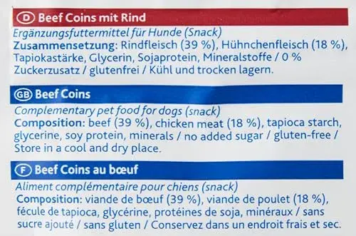Trixie Snack Beef Coins 100g
