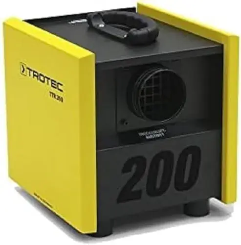 Trotec TTR 200 0,35 kg/h Preto Desumidificador