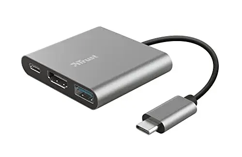 Trust Adaptador DALYX 3-IN-1 USB-C com 3 Portas
