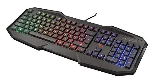 Trust GXT 830 Avonn Teclado Membrana RGB USB Preto