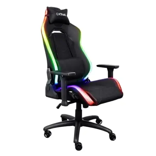 Trust GXT719 RUYA RGB Cadeira Gaming Preto