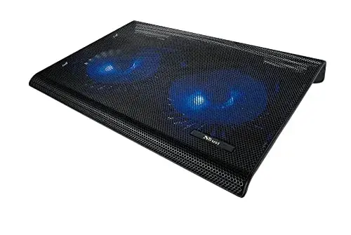 Trust Notebook Cooler Dual Fan 17 Polegadas Azul
