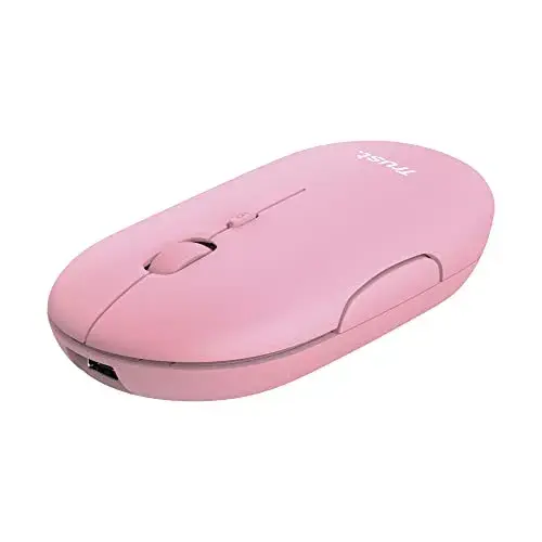 Trust Puck Wireless Mouse 1600dpi Bluetooth Rosa