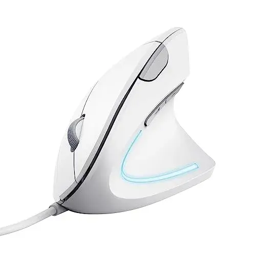 Trust Verto Rato Vertical 1000/1600 DPI USB Branco