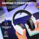 Trust Fayzo Headset Auscultadores com Microfone e Controle, Branco
