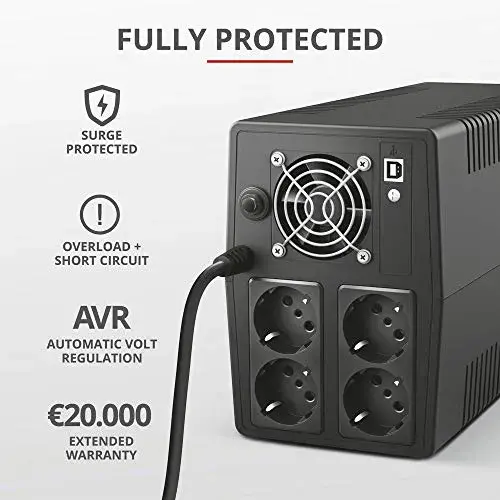 Trust UPS 1500VA Tower 4 tomadas