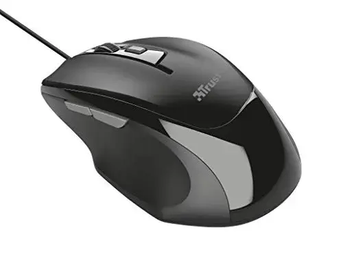 Trust Voca Comfort Mouse 2400 DPI Com Fio Preto