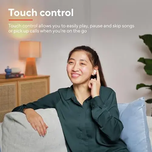 Trust Yavi Auriculares ENC Bluetooth Branco