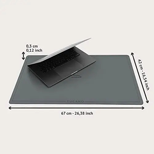 Tucano Urbano Desk Pad Dark Grey tapete de rato