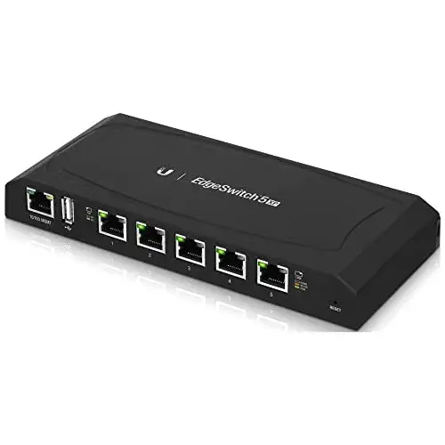 Ubiquiti Edgeswitch 5XP Switch Gigabit Ethernet 5 Portas Preto