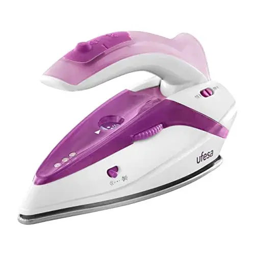 Ufesa PV0500 1100W Branco/Violeta Ferro a Vapor de Viagem