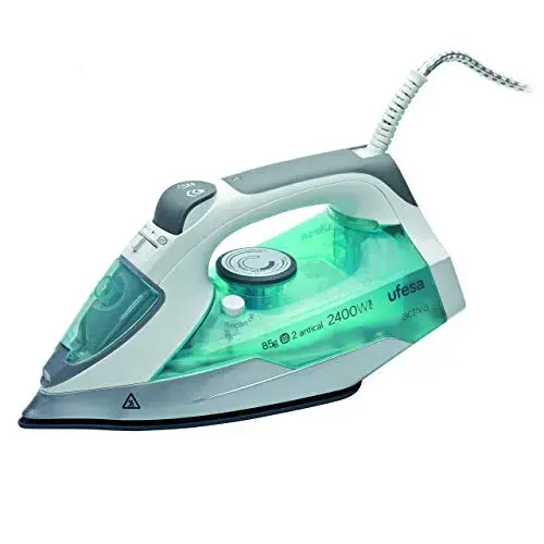 Ufesa PV1100 2400W verde ferro a vapor com base cerâmica