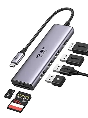 Ugreen Hub CM511 USB-C 6 portas