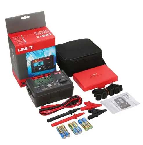 Uni-T Medidor de Resistência Isolamento UT502A LCD 2000 Contas