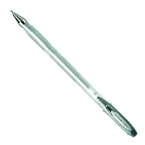 Uni UM120NM Prata Esferográfica Gel 0.8mm