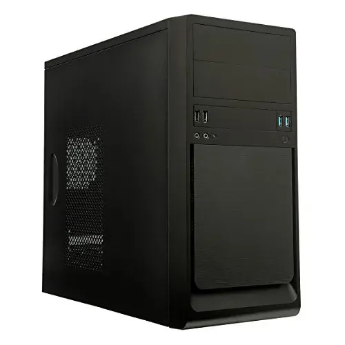 Unyka Caixa Micro ATX com Fonte 500W Preto Metal Escovado