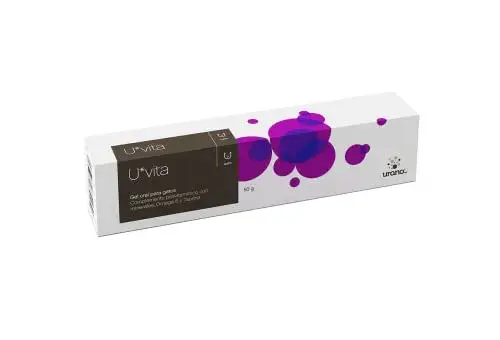 Urano U-vita Gel Oral Suplemento Vitamínico para Gatos e Furfures 50g
