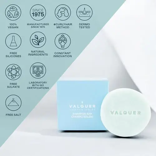 Valquer Sky Shampoo Solid para Cabelo Normal 50g