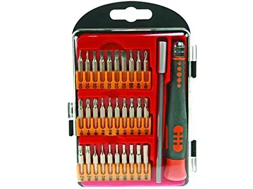 Velleman Conjunto Chaves Precisão 32 peças Chrome-Molybdenum-Vanadium