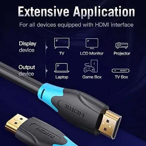 Vention Cabo HDMI 3Mts Preto