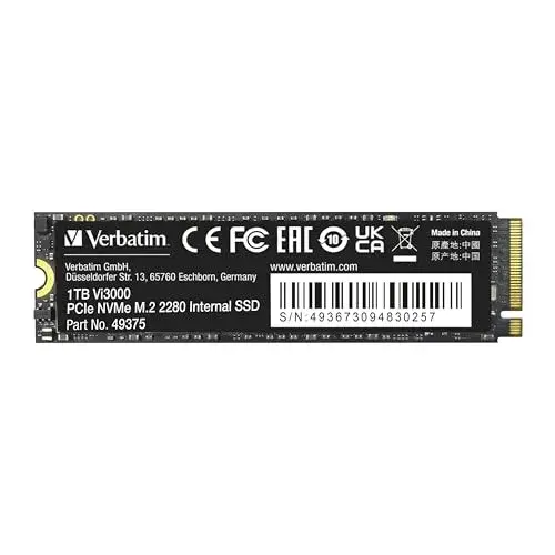 Verbatim Vi3000 1TB SSD PCIe NVMe