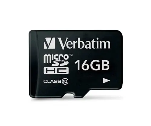 Verbatim 44010 16GB Micro SDHC Classe 10