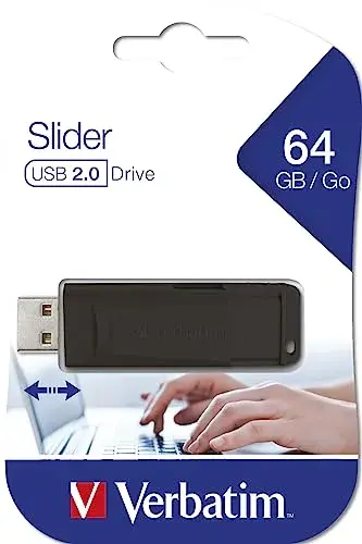 Verbatim 64GB Pen Store N Go Slider