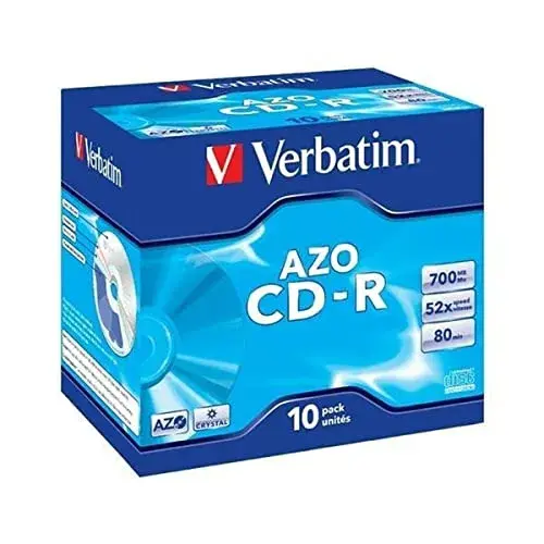 Verbatim CD-R 700MB 52x Jewel Crystal