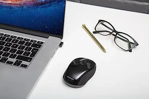 Verbatim Mouse Go Nano Ambidestro 2400 dpi RF Wireless Preto