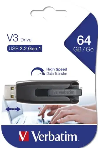 Verbatim Store n Go 64GB USB 3.0 Preto Pen