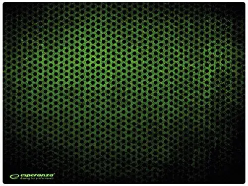 Esperanza EGP103G Maxi 400x300mm preto/verde Tapete para Rato Gaming
