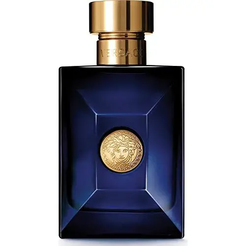 Versace Dylan Blue Man Eau de Toilette Fougère Aromática Notas Aquáticas, Bergamota de Calábria, Toranja e Folhas de Figueira