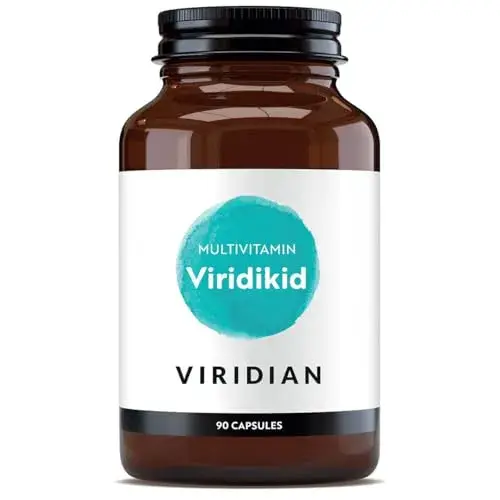 Viridian Viridikid Multivitaminas e Minerais 90 cápsulas