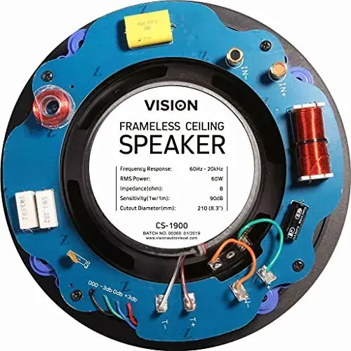 Vision Colunas de Teto 6.5″ Garantia Vitalícia