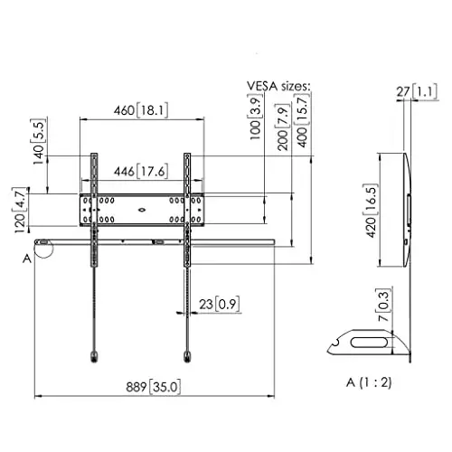 Vogel’s PFW 4700 suporte fixo para TV 55-80 polegadas
