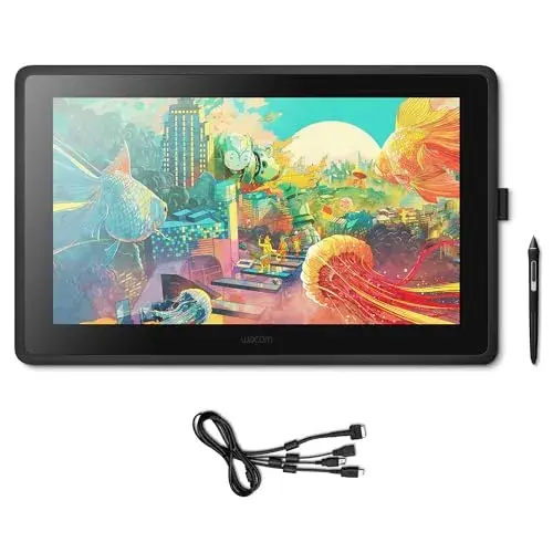 Wacom Cintiq 22 21,5″ Tela Interativa para Ilustração Preto