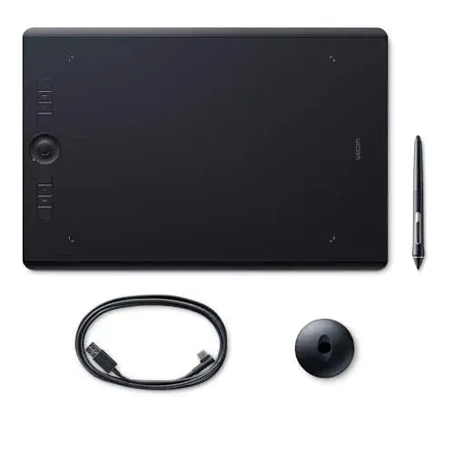 Wacom Intuos Pro Big 311x216mm Caneta Sem Fios Preto