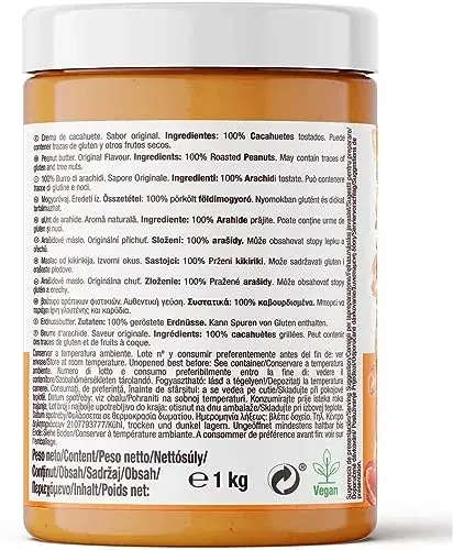 Weider Manteiga de Amendoim Cremosa 1kg