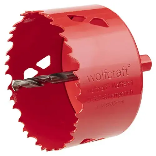 Wolfcraft Serra de Coroa BIM 83mm para Madeira, Metal, Plástico, Isolante