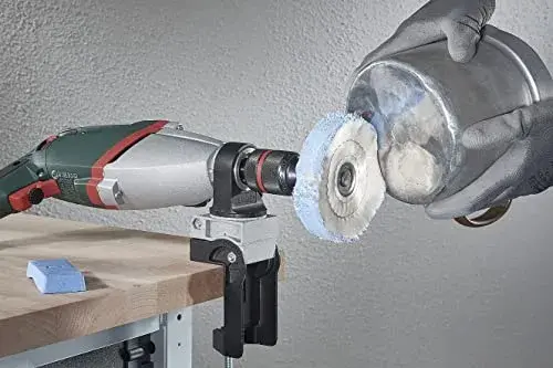 Wolfcraft Kit de Polimento Azul e Castanho para Superfícies Metálicas