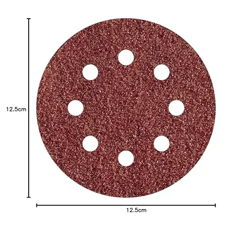 Wolfcraft Pedra de Amolar Adhesivo G-80 Discos de Lixar para Madeira e Metal