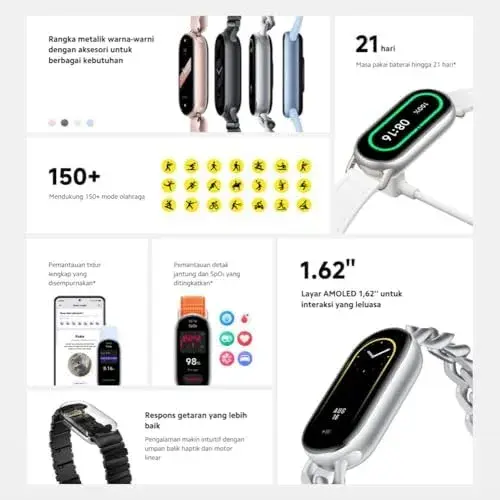 Xiaomi Mi Band 9 Glacier Silver